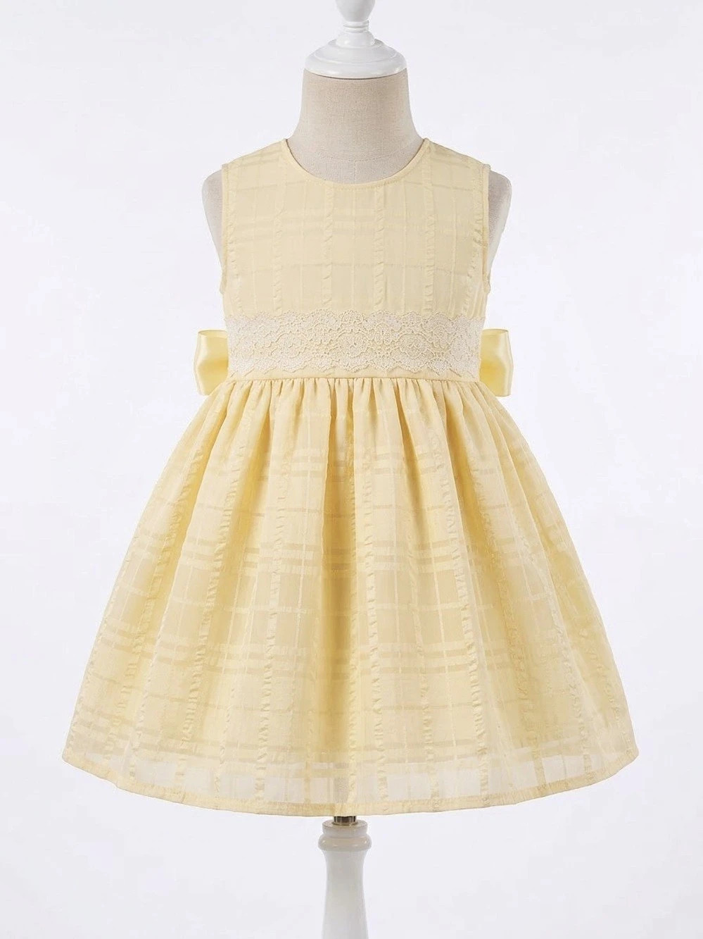 Nataly's Designs by AAC Girls 2T Yellow Formal Dress